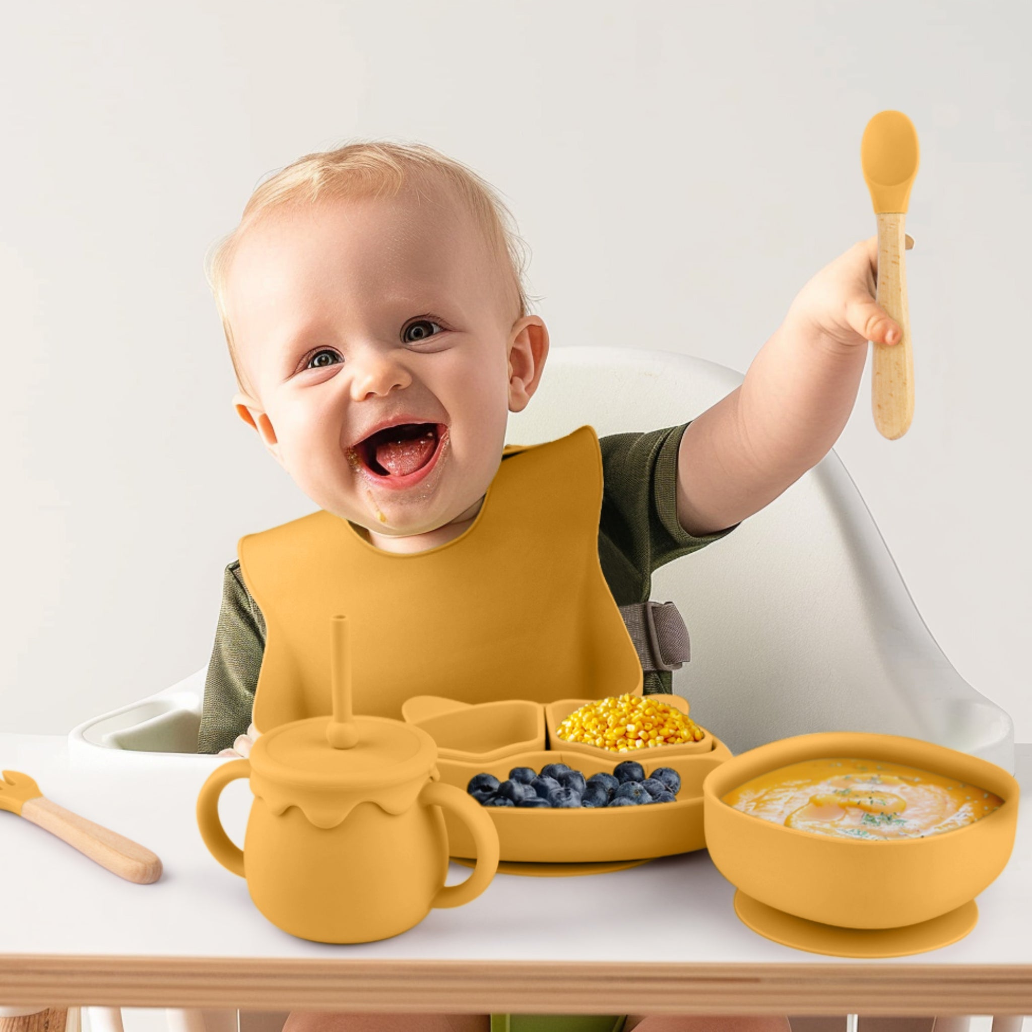 Buy Silicone Baby Feeding Sets Online Australia | Zoe Sage Free Shipping