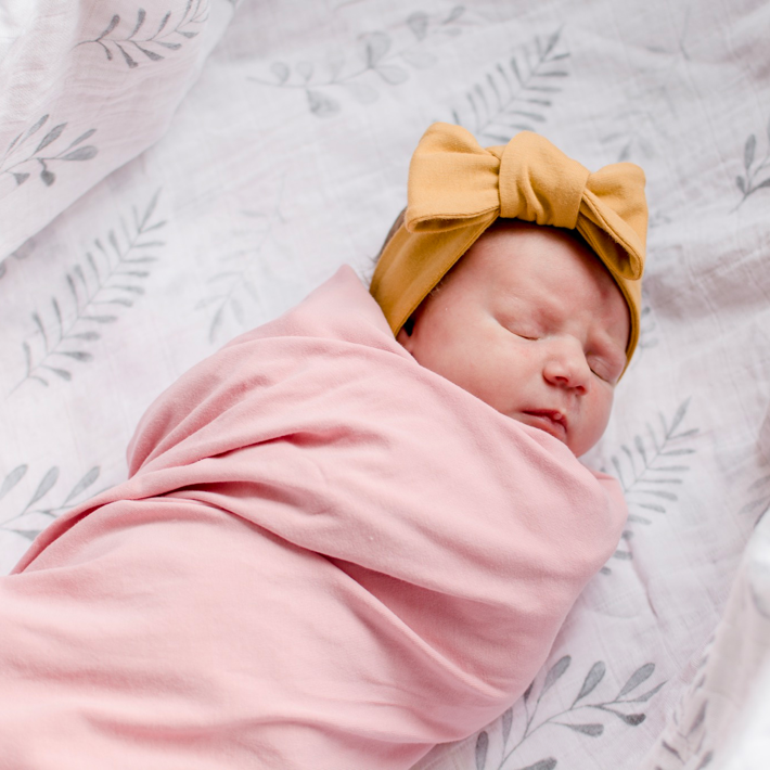 Top Knot Headband - Mustard