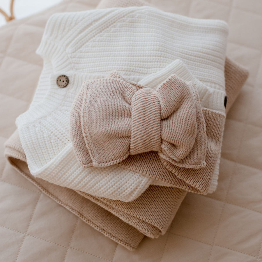 Knitted Oversized Topknot  | Merino