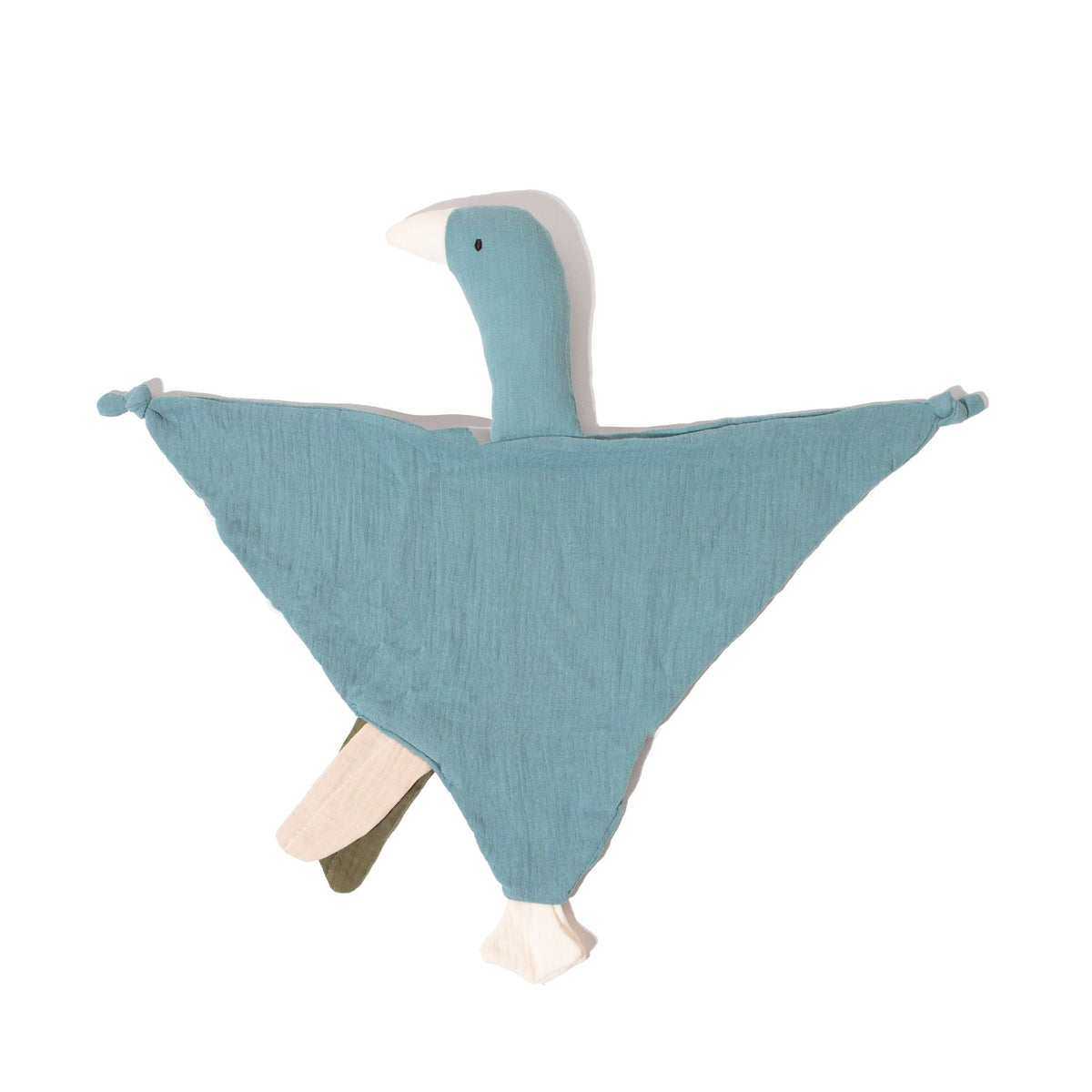 Goose Comforter Baby Security Blanket - Neptune, included in the New Mum Hamper Little Box in Blue Gum Leaf