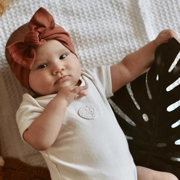 Bow Knot Headband - Rust