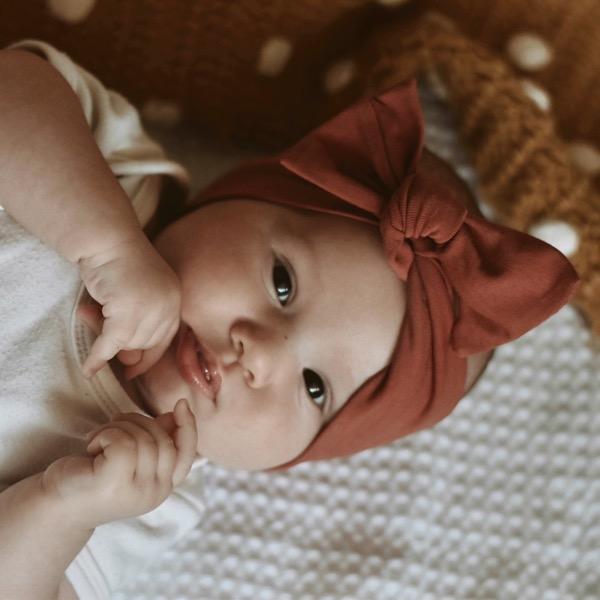 Bow Knot Headband - Rust
