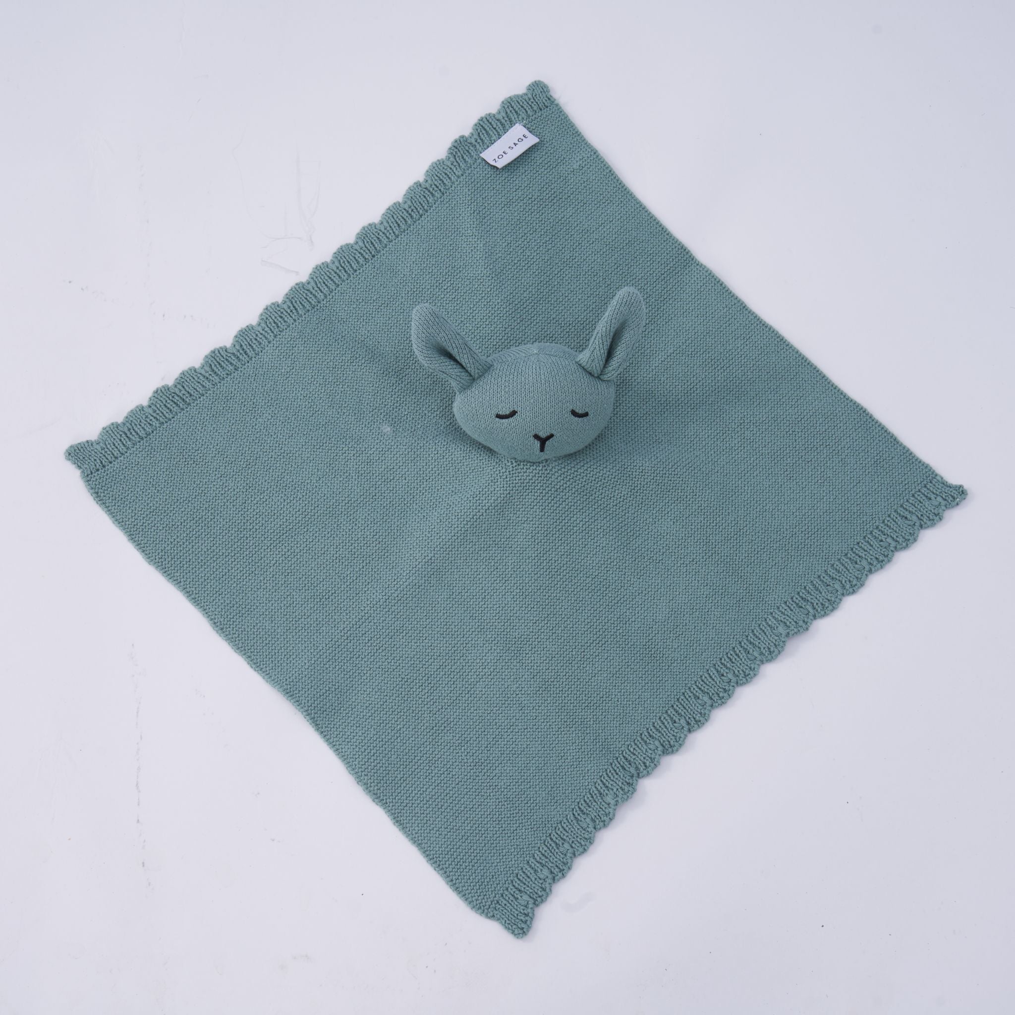 Knitted Comforter - Mantis Green