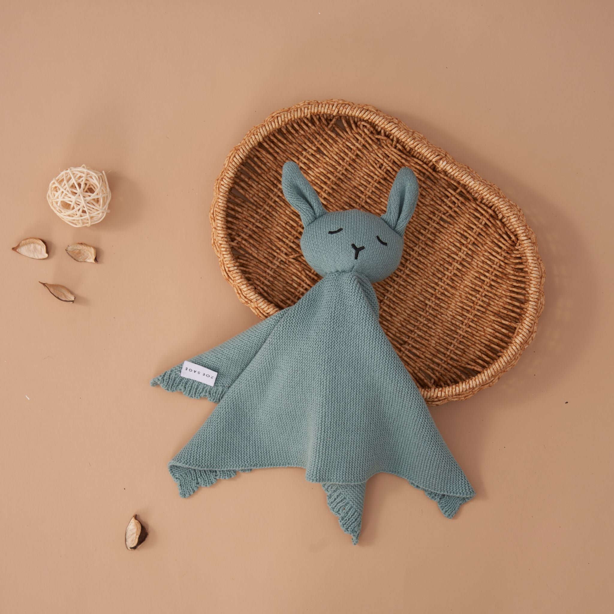 Knitted Comforter - Mantis Green