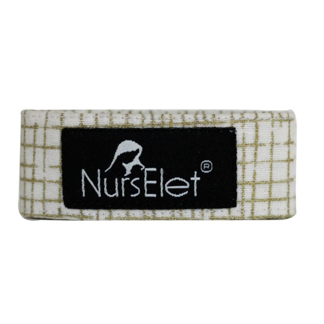 Gold beaded nursing reminder bracelet for breastfeeding mothers by Zoe Sage