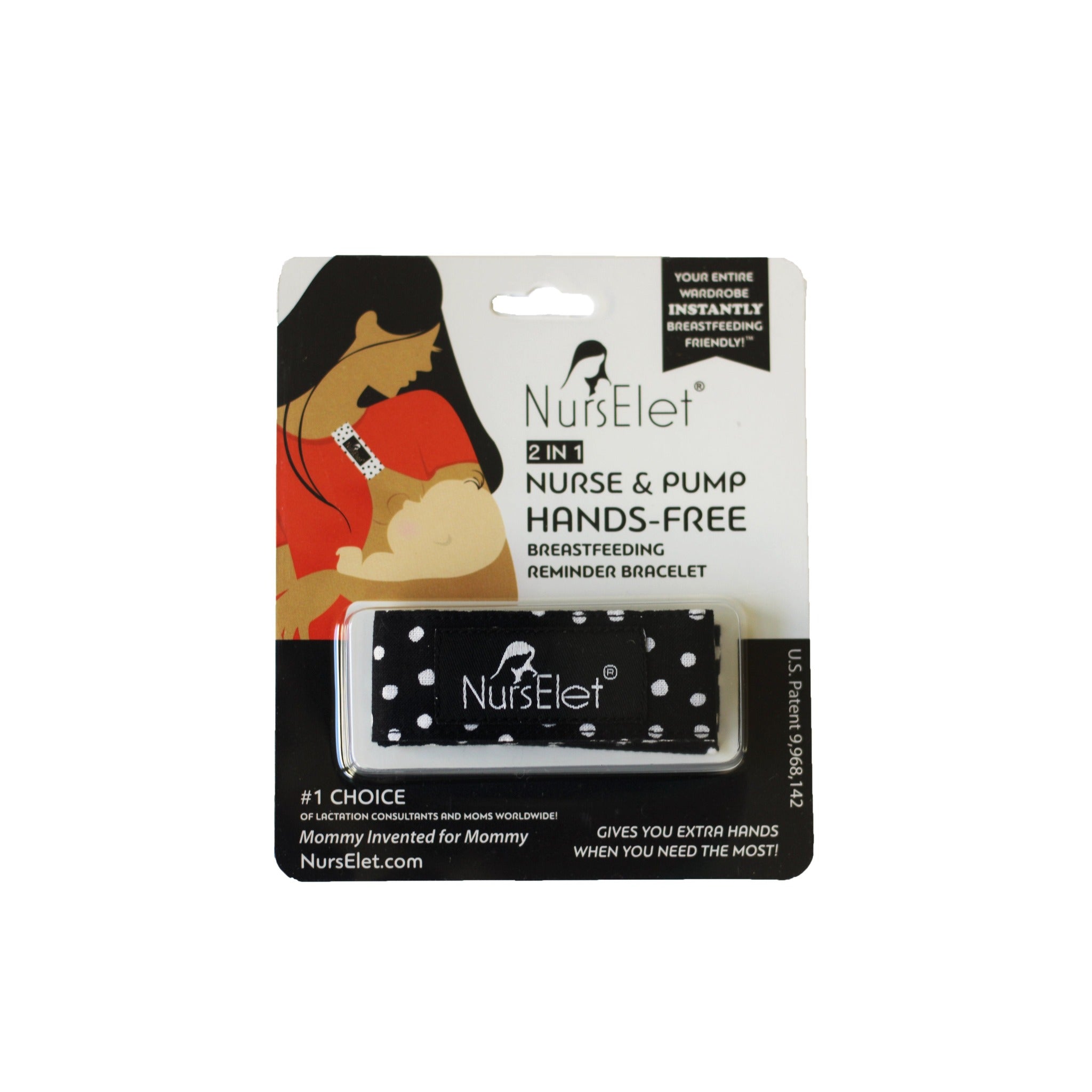Breastfeeding Bracelet Nurselet - Monochrome Dots