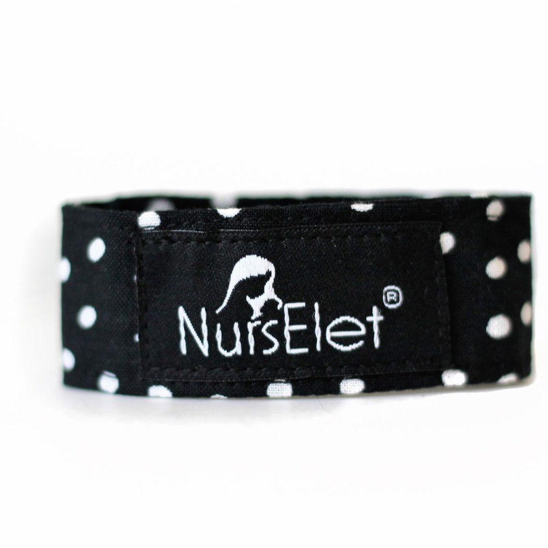 Monochrome dots breastfeeding reminder bracelet by Zoe Sage