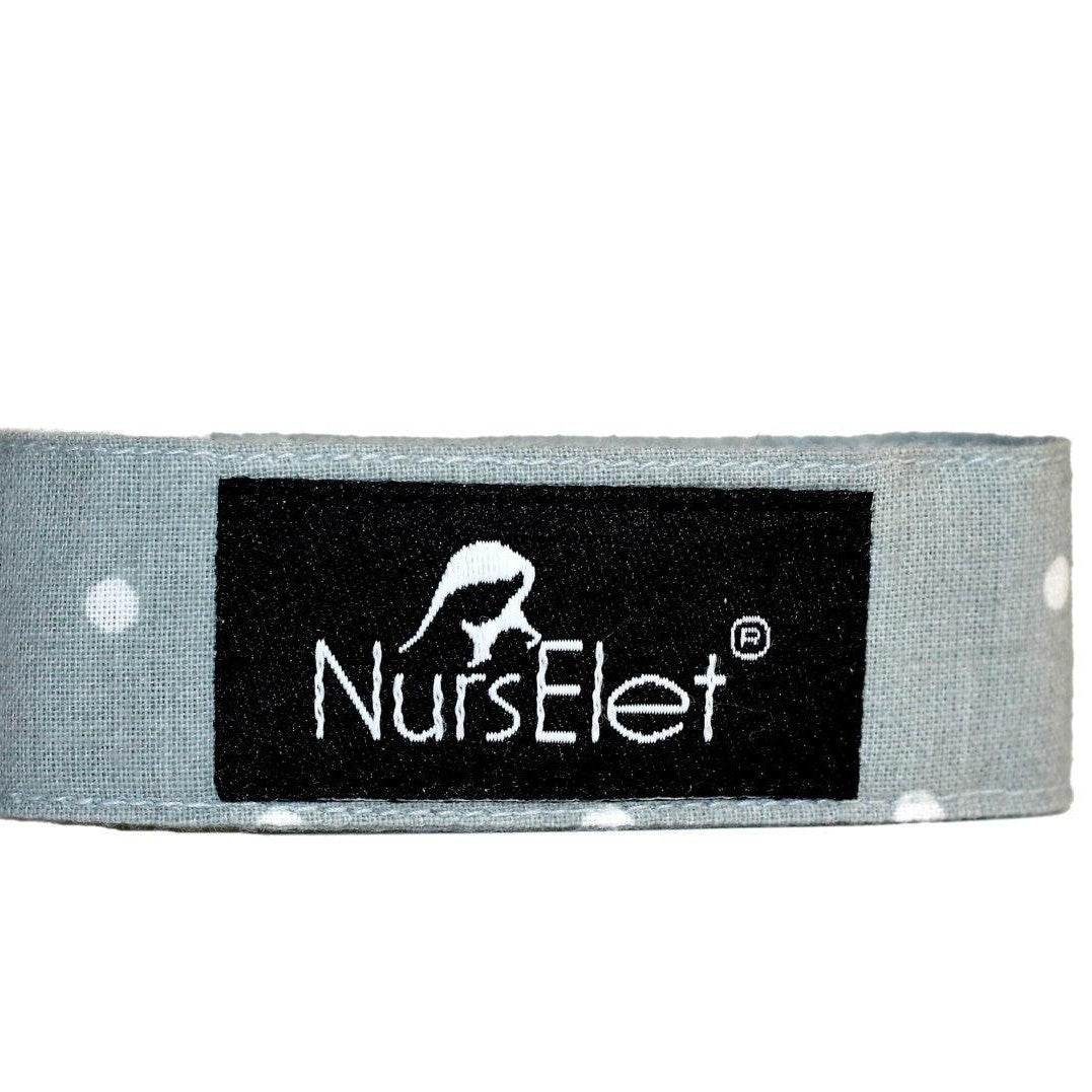 Slate dots nursing bracelet for breastfeeding reminders by Zoe Sage