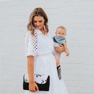 Portable Nappy Change Clutch - Just Peachy